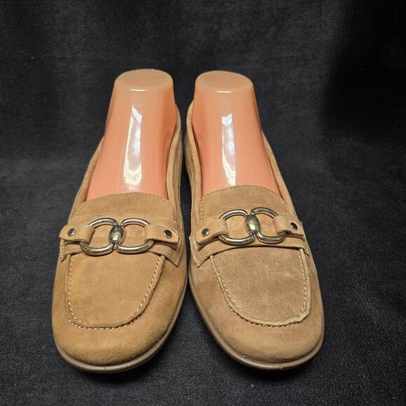 Naturalizer Tan Ainsley Loafers Slide on Shoes - Picture 2 of 10